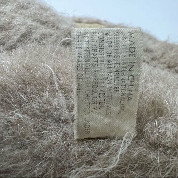 Vintage fully jointed craft bear stuffy - Picture 8 of 9